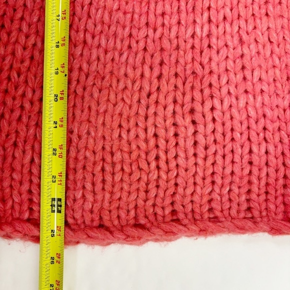 Free People Be There Chunky Knit Pullover in Coral Size XS - Picture 11 of 11